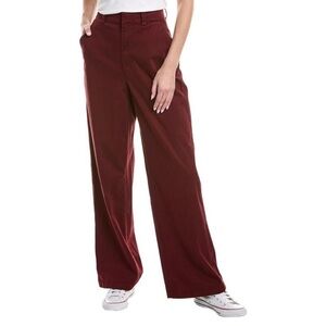 Cotton Citizen London Relaxed Wide Leg Pant in Red Wine 27